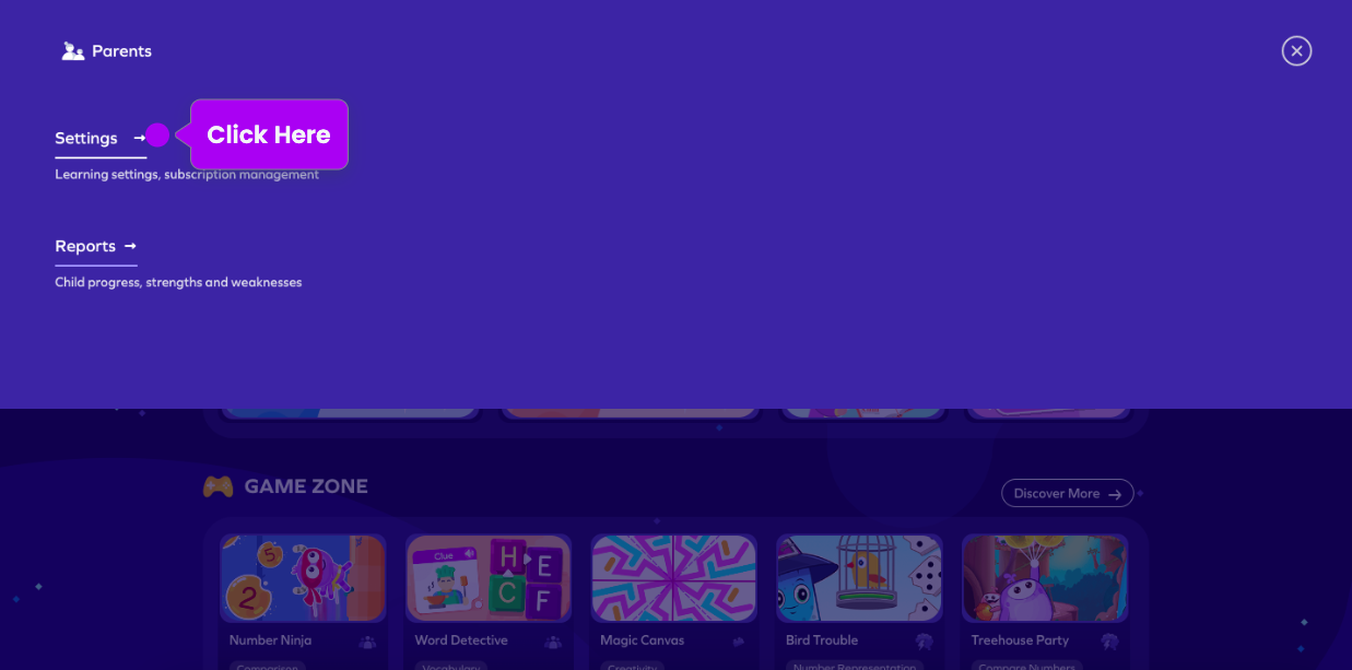 How to delete a parent account? SplashLearn