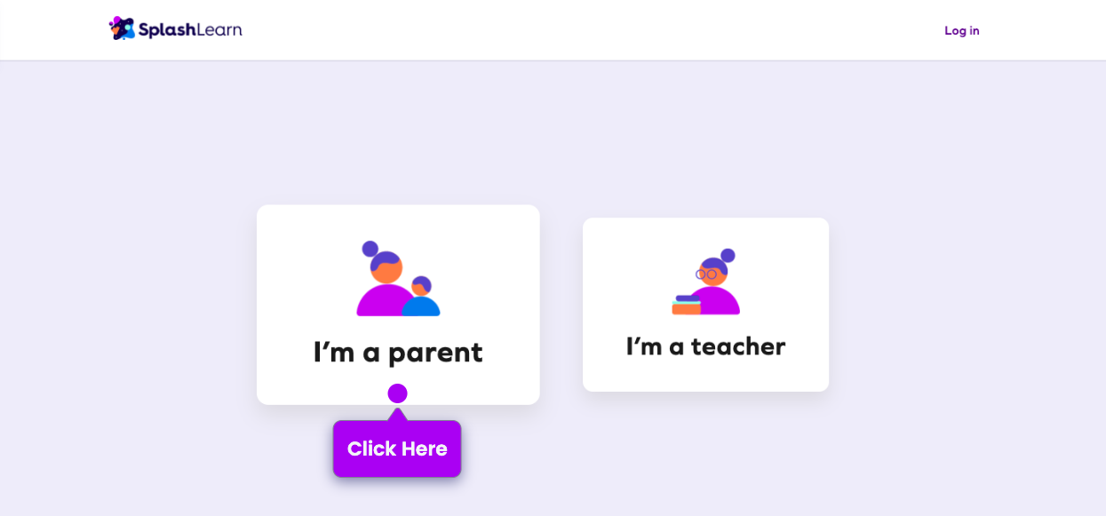 Setting up a classroom-linked parent account on SplashLearn