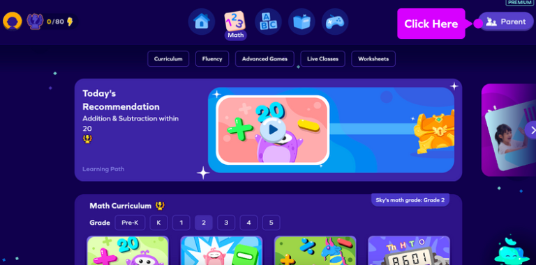 How can parents view/manage the account details? – SplashLearn