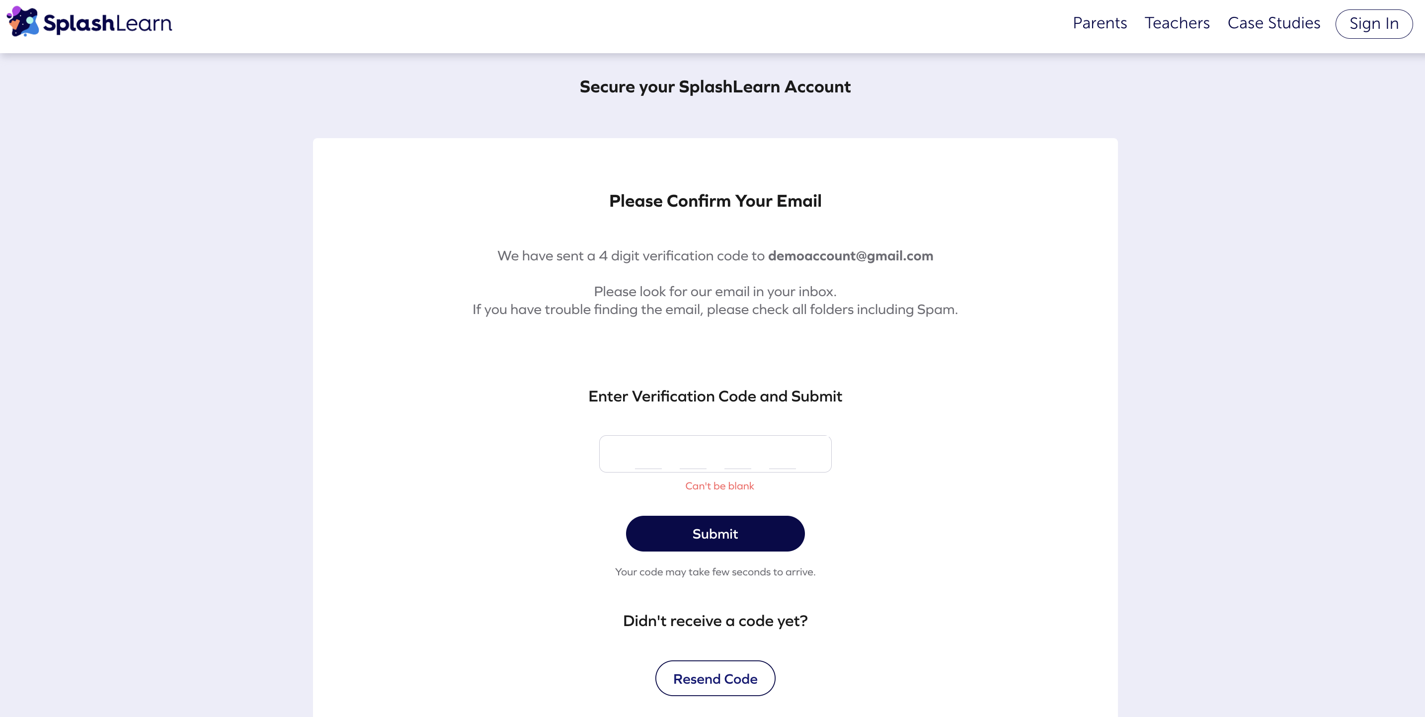 Forgot password > enter verification code .png