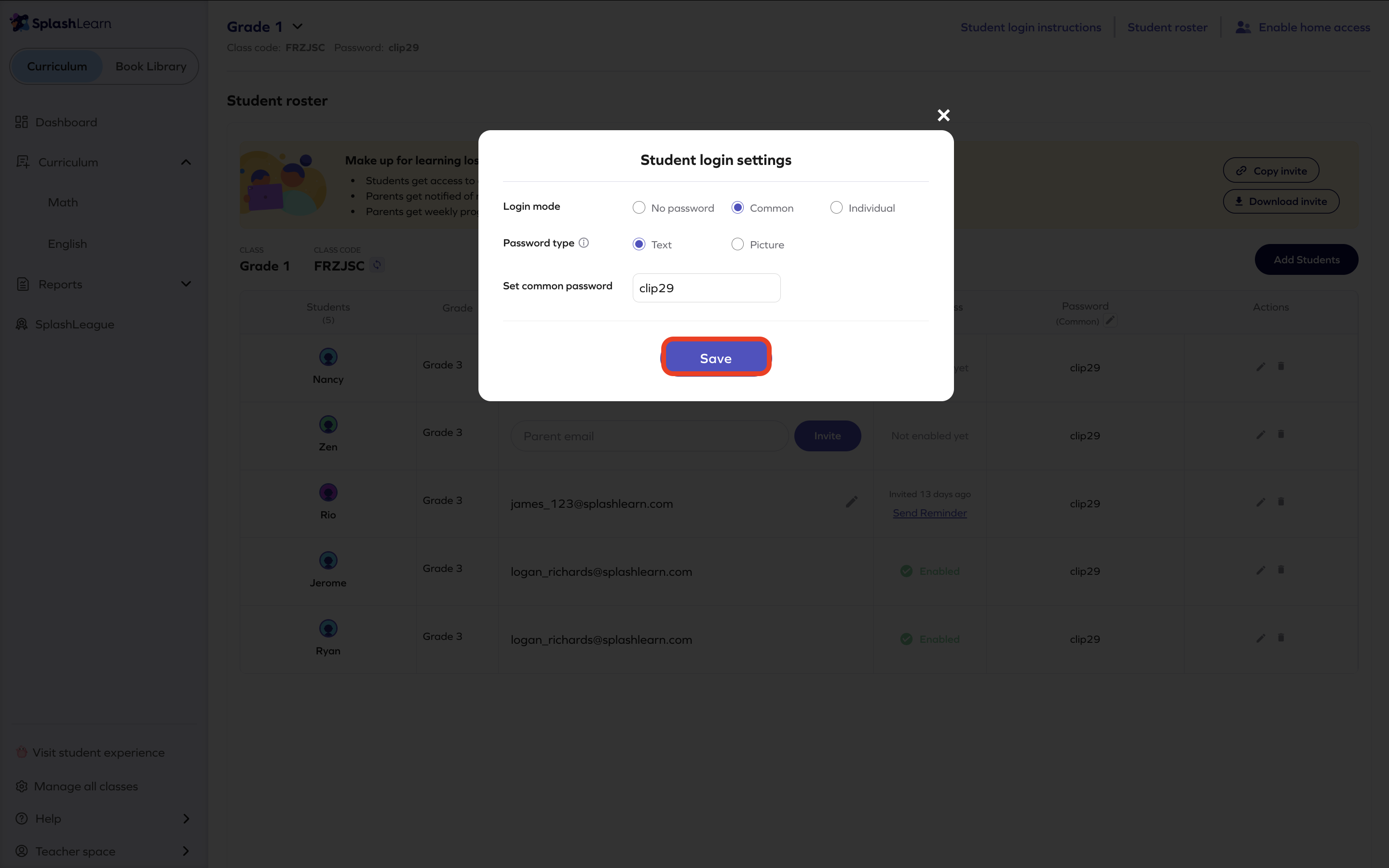 Save student login changes.png