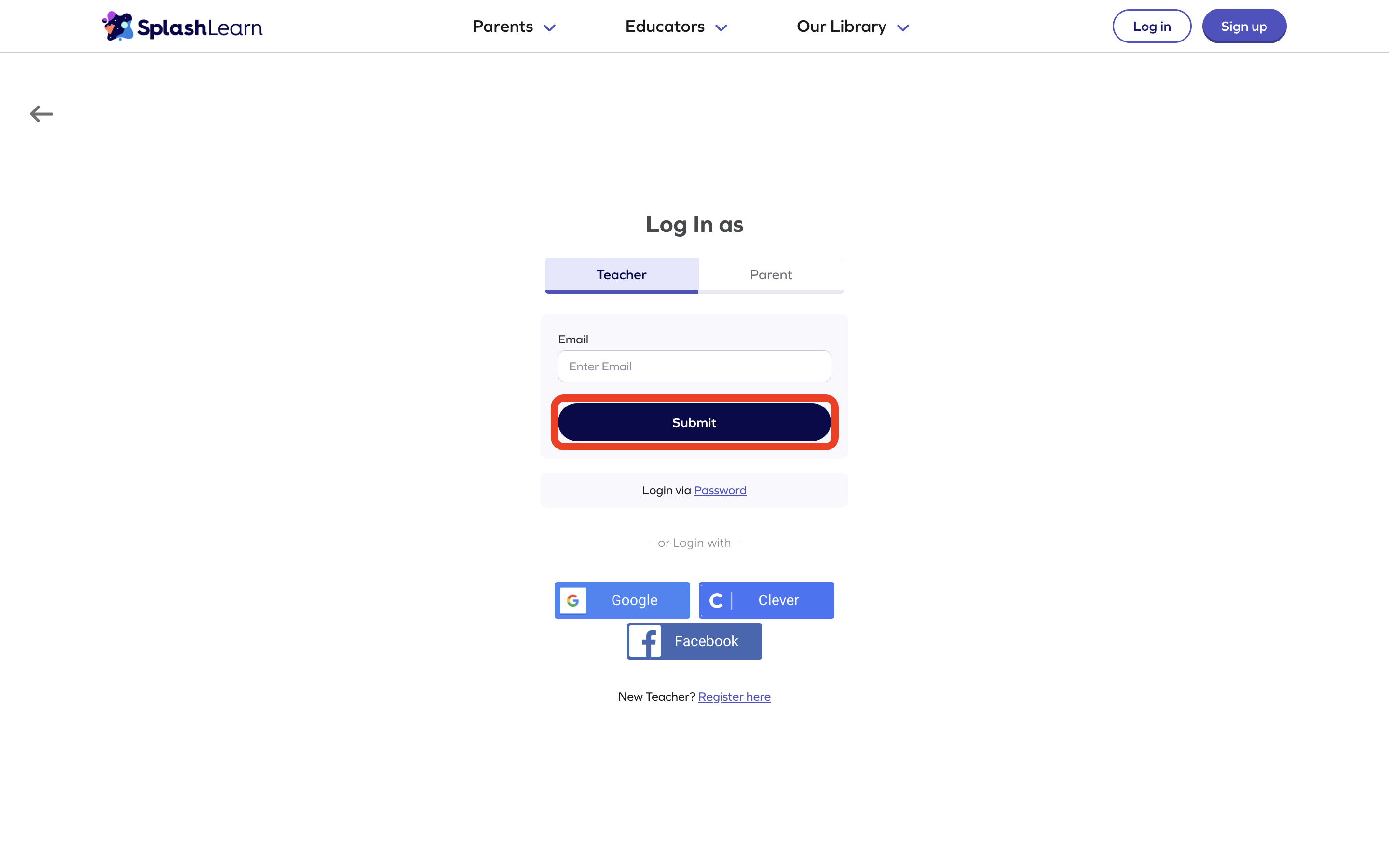 Teacher verification login> enter email .png