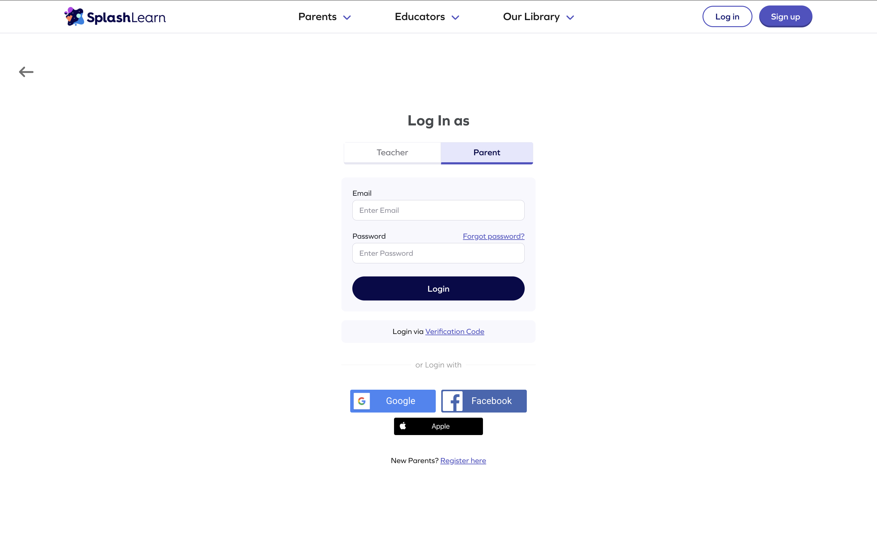 Parent LOGIN page.png